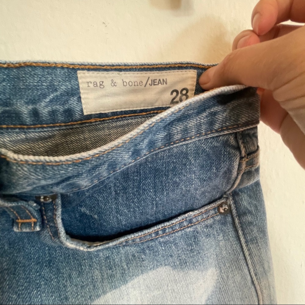 Rag & Bone Marilyn Distressed Revolve Denim Shorts - image 8